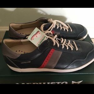 Men’s Mephisto Urban Sneaker Navy NIB size 9